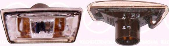 Klokkerholm 50520604 - Pagrieziena signāla lukturis www.autospares.lv