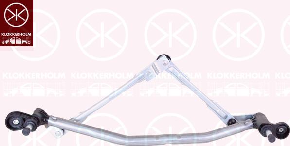 Klokkerholm 50523270 - Stiklu tīrītāja sviru un stiepņu sistēma www.autospares.lv