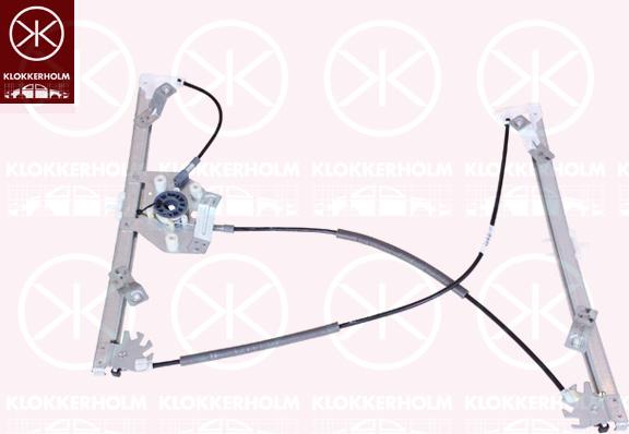 Klokkerholm 50191801 - Stikla pacelšanas mehānisms www.autospares.lv