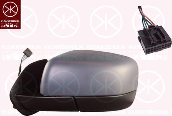 Klokkerholm 64221045 - Ārējais atpakaļskata spogulis www.autospares.lv