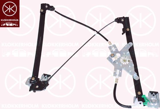 Klokkerholm 66081803 - Window Regulator www.autospares.lv