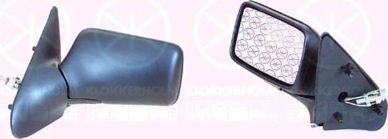 Klokkerholm 66071023 - Ārējais atpakaļskata spogulis www.autospares.lv