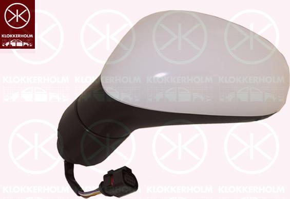 Klokkerholm 66131041 - Ārējais atpakaļskata spogulis www.autospares.lv