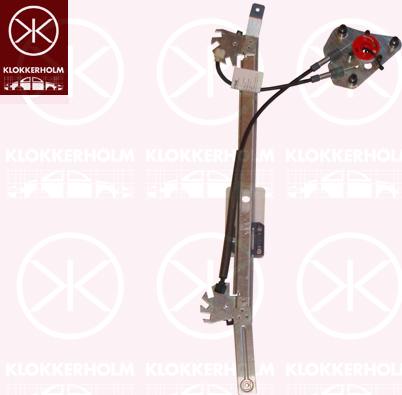 Klokkerholm 66121901 - Stikla pacelšanas mehānisms www.autospares.lv