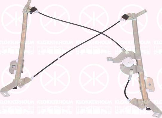 Klokkerholm 60411103 - Stikla pacelšanas mehānisms www.autospares.lv