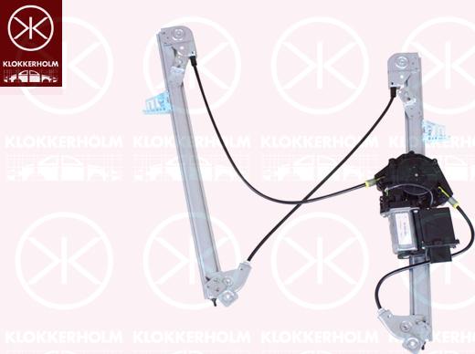 Klokkerholm 60411801 - Stikla pacelšanas mehānisms www.autospares.lv