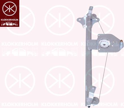 Klokkerholm 60341803 - Stikla pacelšanas mehānisms www.autospares.lv