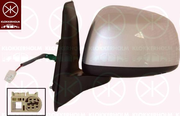 Klokkerholm 68351041 - Outside Mirror www.autospares.lv