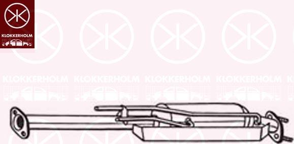 Klokkerholm 095-350 - Nosēdumu / Daļiņu filtrs, Izplūdes gāzu sistēma autospares.lv