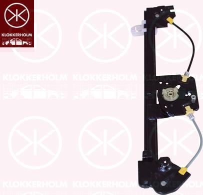 Klokkerholm 05191803 - Stikla pacelšanas mehānisms www.autospares.lv