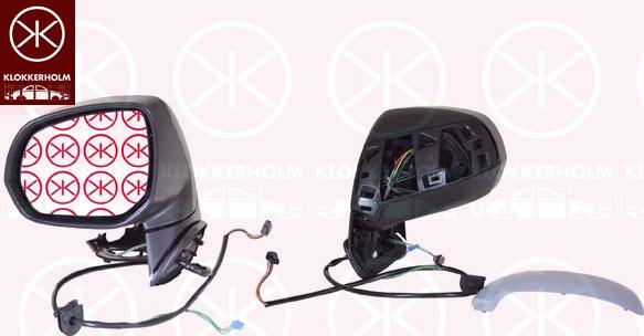 Klokkerholm 05381047 - Ārējais atpakaļskata spogulis www.autospares.lv