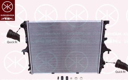 Klokkerholm 0040302199 - Radiators, Motora dzesēšanas sistēma www.autospares.lv