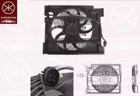 Klokkerholm 00652601 - Ventilators, Motora dzesēšanas sistēma www.autospares.lv