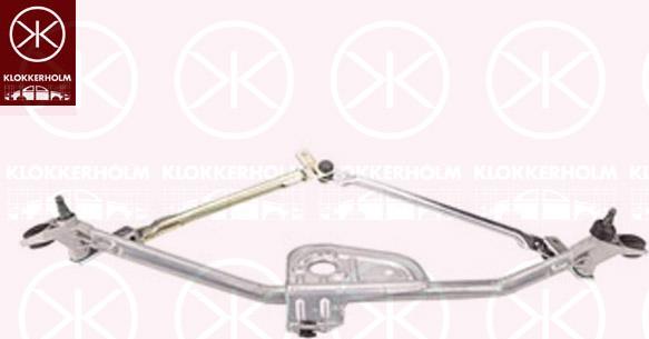 Klokkerholm 00143280 - Stiklu tīrītāja sviru un stiepņu sistēma www.autospares.lv