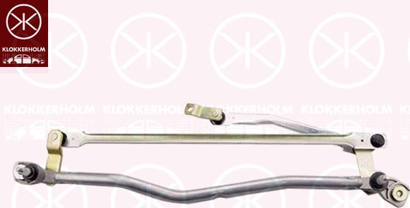 Klokkerholm 00313280 - Stiklu tīrītāja sviru un stiepņu sistēma www.autospares.lv