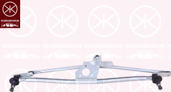 Klokkerholm 11053280 - Stiklu tīrītāja sviru un stiepņu sistēma www.autospares.lv