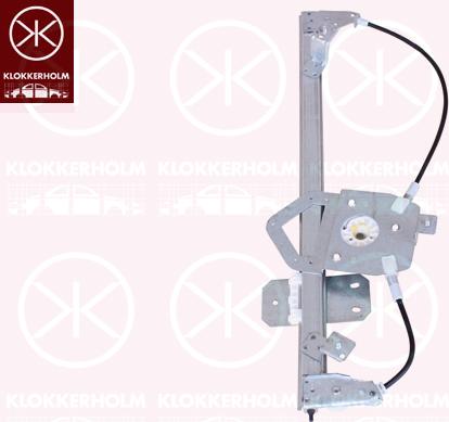 Klokkerholm 13071801 - Stikla pacelšanas mehānisms www.autospares.lv