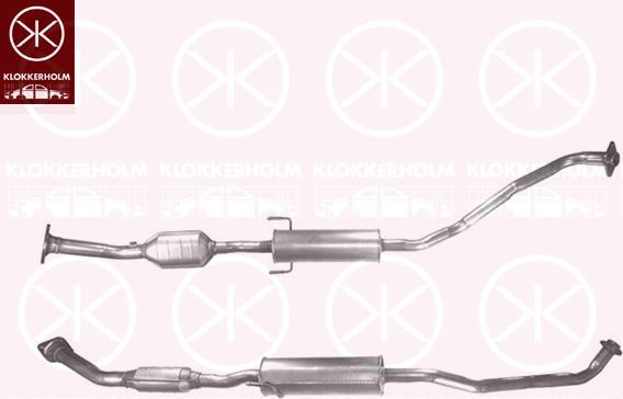 Klokkerholm 81168601 - Katalizators www.autospares.lv