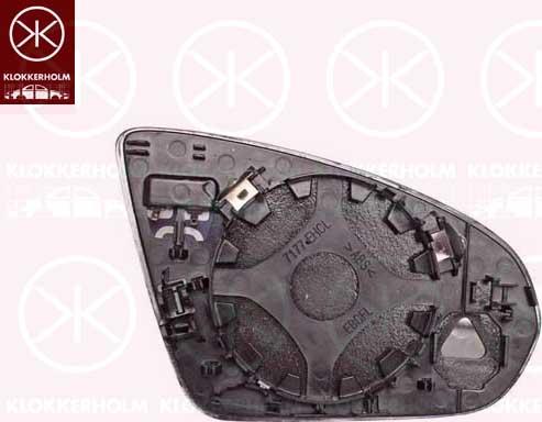 Klokkerholm 35731061 - Spoguļstikls, Ārējais atpakaļskata spogulis www.autospares.lv