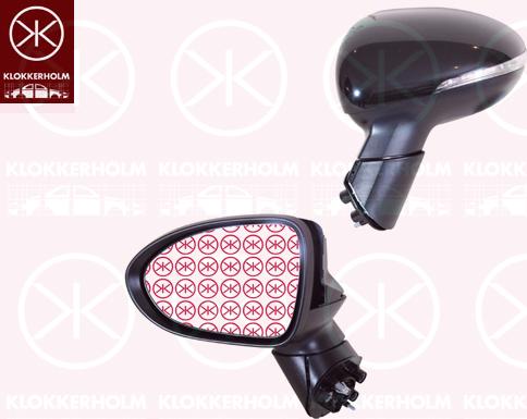 Klokkerholm 32791043 - Ārējais atpakaļskata spogulis www.autospares.lv