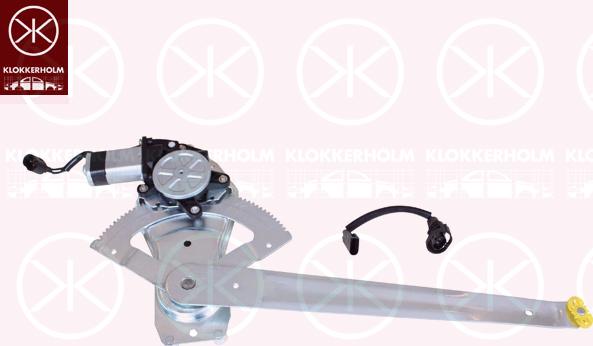 Klokkerholm 25091101 - Stikla pacelšanas mehānisms www.autospares.lv