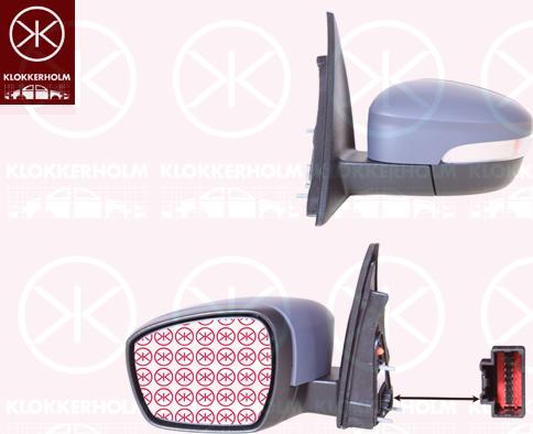 Klokkerholm 25881044A1 - Ārējais atpakaļskata spogulis www.autospares.lv