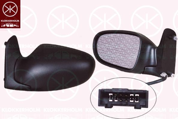 Klokkerholm 25821046 - Ārējais atpakaļskata spogulis www.autospares.lv