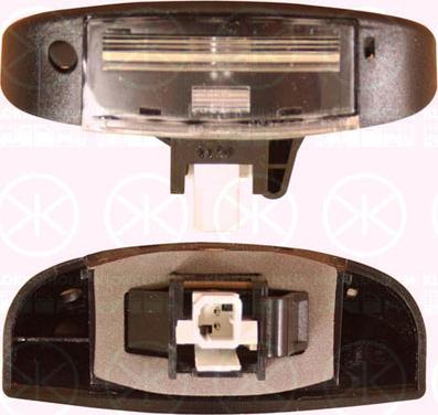 Klokkerholm 20930850A1 - Numurzīmes apgaismojuma lukturis www.autospares.lv