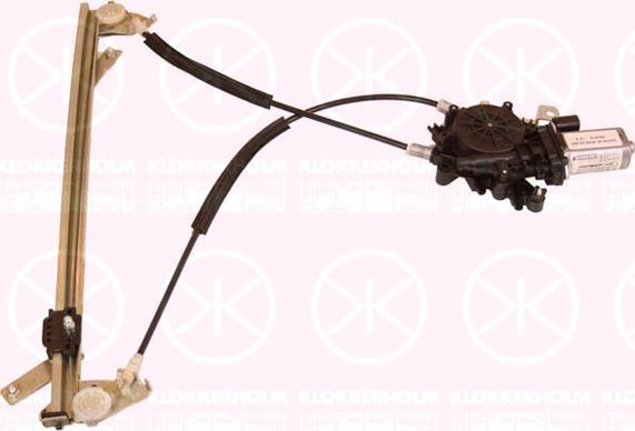 Klokkerholm 20361902 - Stikla pacelšanas mehānisms www.autospares.lv