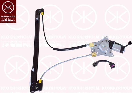 Klokkerholm 20361801 - Stikla pacelšanas mehānisms www.autospares.lv