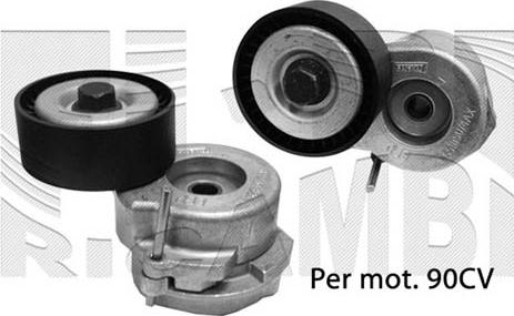 KM International FI13150 - Натяжитель, поликлиновый ремень www.autospares.lv