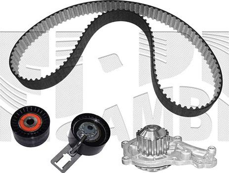 KM International WKFI601 - Ūdenssūknis + Zobsiksnas komplekts autospares.lv