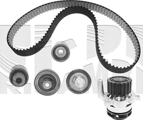 KM International WKFI091 - Water Pump & Timing Belt Set www.autospares.lv