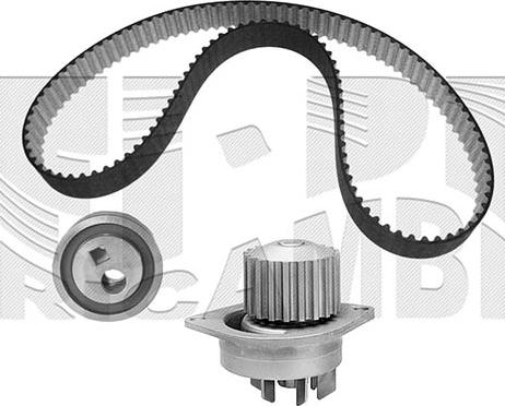 KM International WKFI001 - Ūdenssūknis + Zobsiksnas komplekts autospares.lv