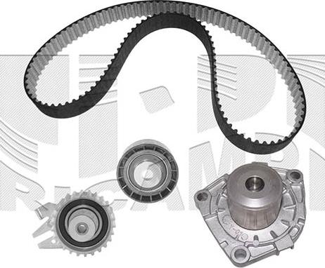 KM International WKFI353 - Ūdenssūknis + Zobsiksnas komplekts autospares.lv