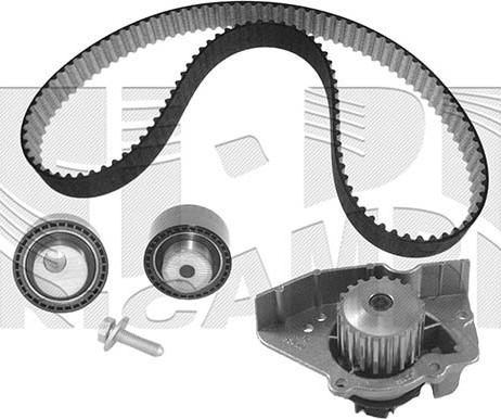 KM International WKFI210 - Ūdenssūknis + Zobsiksnas komplekts autospares.lv