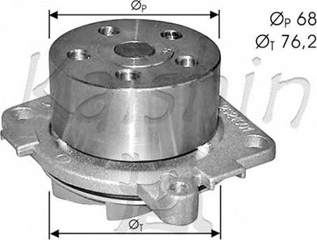 KM International WPK406 - Ūdenssūknis autospares.lv