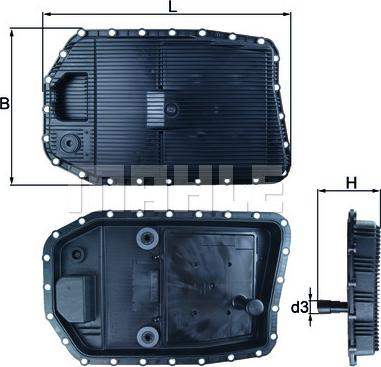 KNECHT HX 154 - Eļļas vācele, Automātiskā pārnesumkārba www.autospares.lv