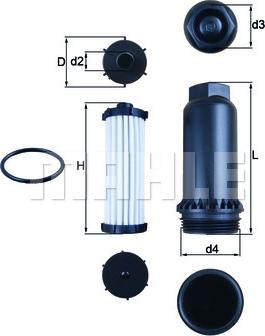 KNECHT HX 151KIT - Гидрофильтр, автоматическая коробка передач www.autospares.lv