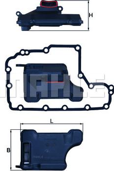 KNECHT HX 157D - Hidrofiltrs, Automātiskā pārnesumkārba www.autospares.lv