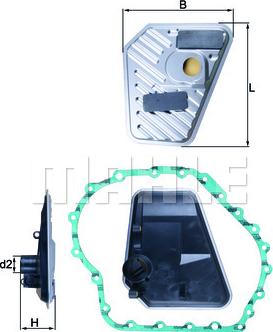 KNECHT HX 168D - Hidrofiltrs, Automātiskā pārnesumkārba www.autospares.lv