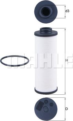 KNECHT HX 186D - Hydraulic Filter, automatic transmission www.autospares.lv