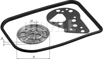 KNECHT HX 82D - Hidrofiltrs, Automātiskā pārnesumkārba www.autospares.lv