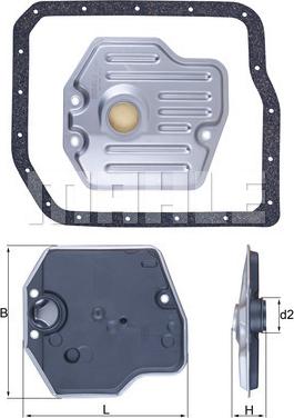 KNECHT HX 245D - Hidrofiltrs, Automātiskā pārnesumkārba www.autospares.lv