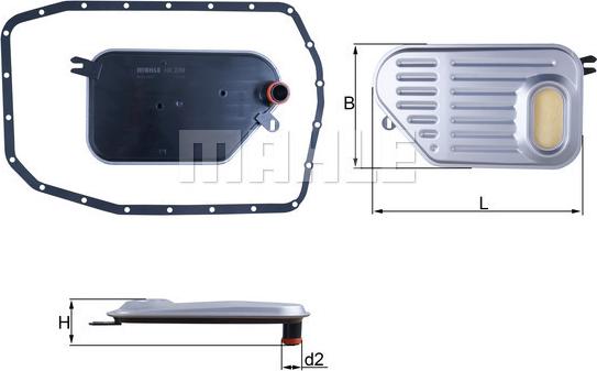 KNECHT HX 239D - Hidrofiltrs, Automātiskā pārnesumkārba autospares.lv