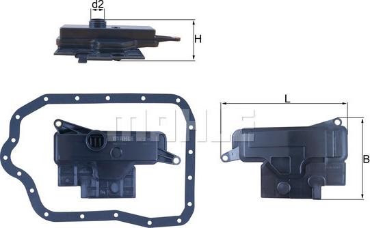 KNECHT HX 234D - Hidrofiltrs, Automātiskā pārnesumkārba www.autospares.lv