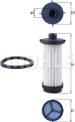 KNECHT HX 232D - Hydraulic Filter, automatic transmission www.autospares.lv