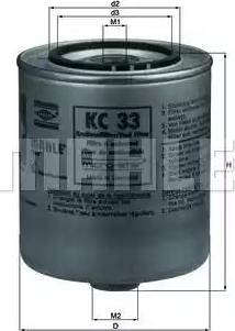 KNECHT KC 33 - Degvielas filtrs www.autospares.lv