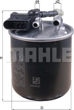 KNECHT KL 913 - Fuel filter www.autospares.lv