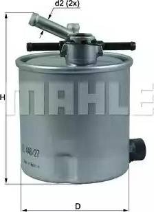 KNECHT KL 440/27 - Degvielas filtrs www.autospares.lv